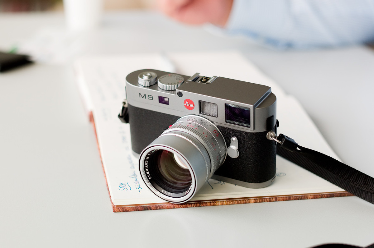 M9 in Steel Grey with Silver Chrome 50mm Summilux ASPH