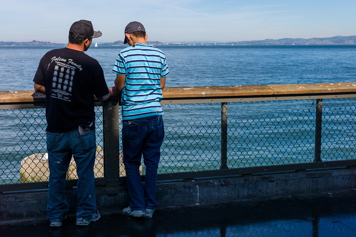 Two Guys at the Pier