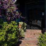 Walkway with Puple Flowers - 2