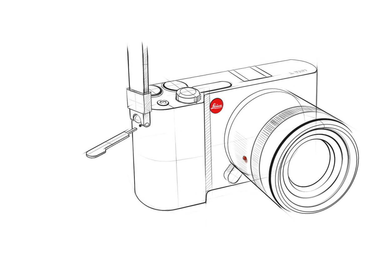 Concept ketch of Easy-Click System by AUDI Design