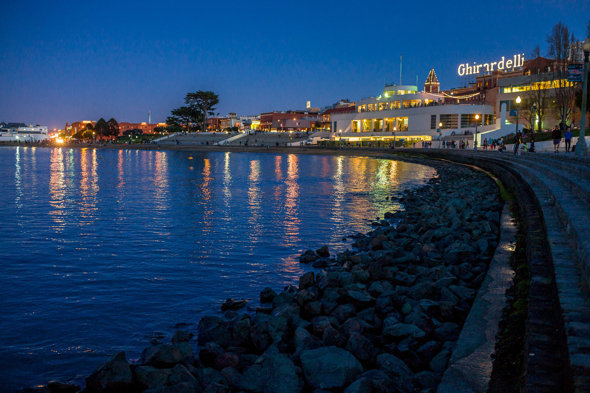 Ghirardelli Square at Night