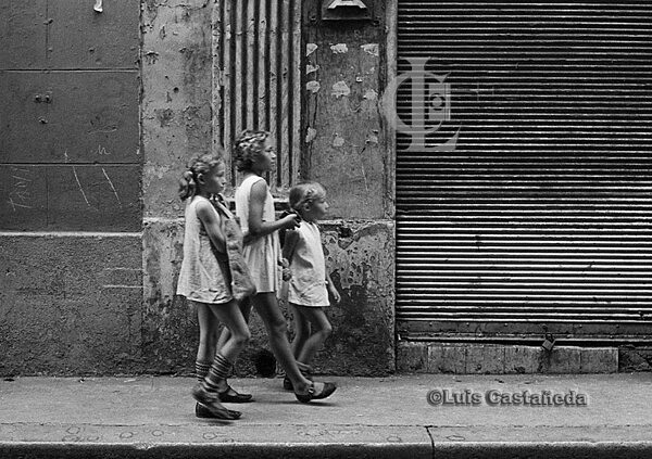 Girls strolling in Havana