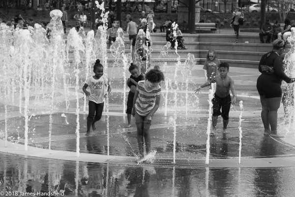 Olympic Rings Fountain 2